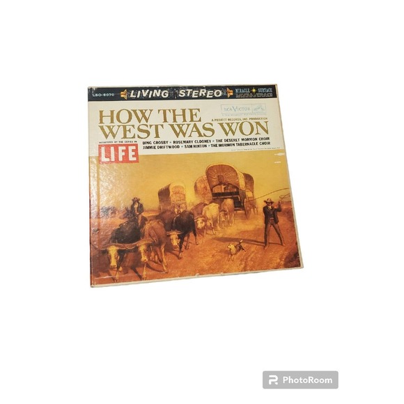 Vintage Original Soundtrack MGM's How The West Was Won Vinyl Record (G) - Picture 1 of 5